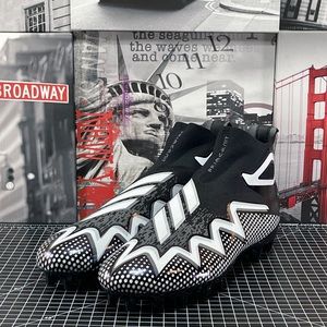 Adidas Freak Ultra 21 Primeknit Boost Core Black Football Metallic Cleats Sz 14